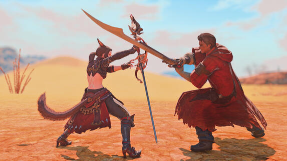 In the desert In the desert