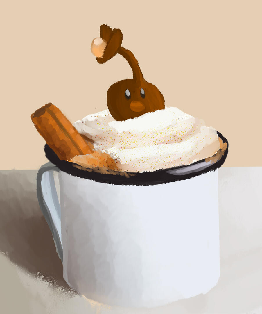 Chocolate mug korpokkur